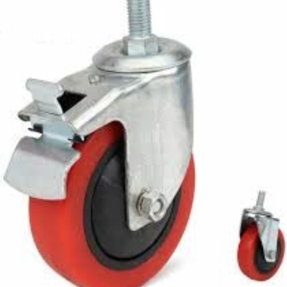 caster wheel with beack