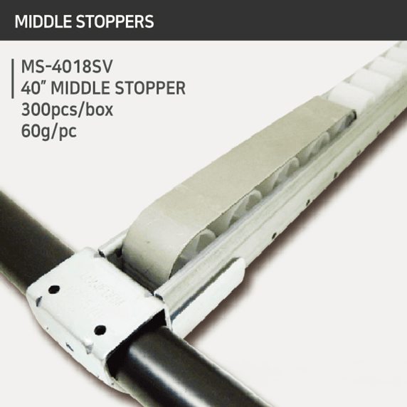 middle stopper ms 4018sv | lean pipe flow rack stopper | leantech engineering