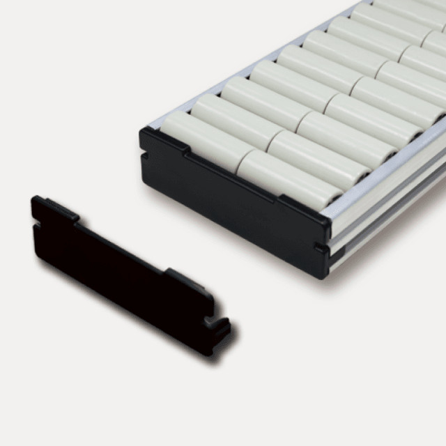 placon mount end cap p100al | lean pipe plastic end cap