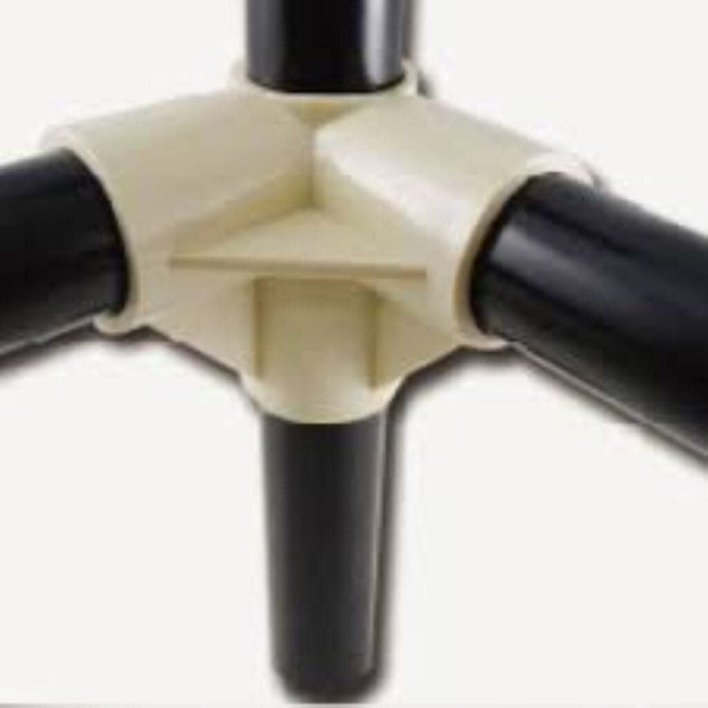 pj 104d iv plastic joint | lean pipe plastic connector for modular systems