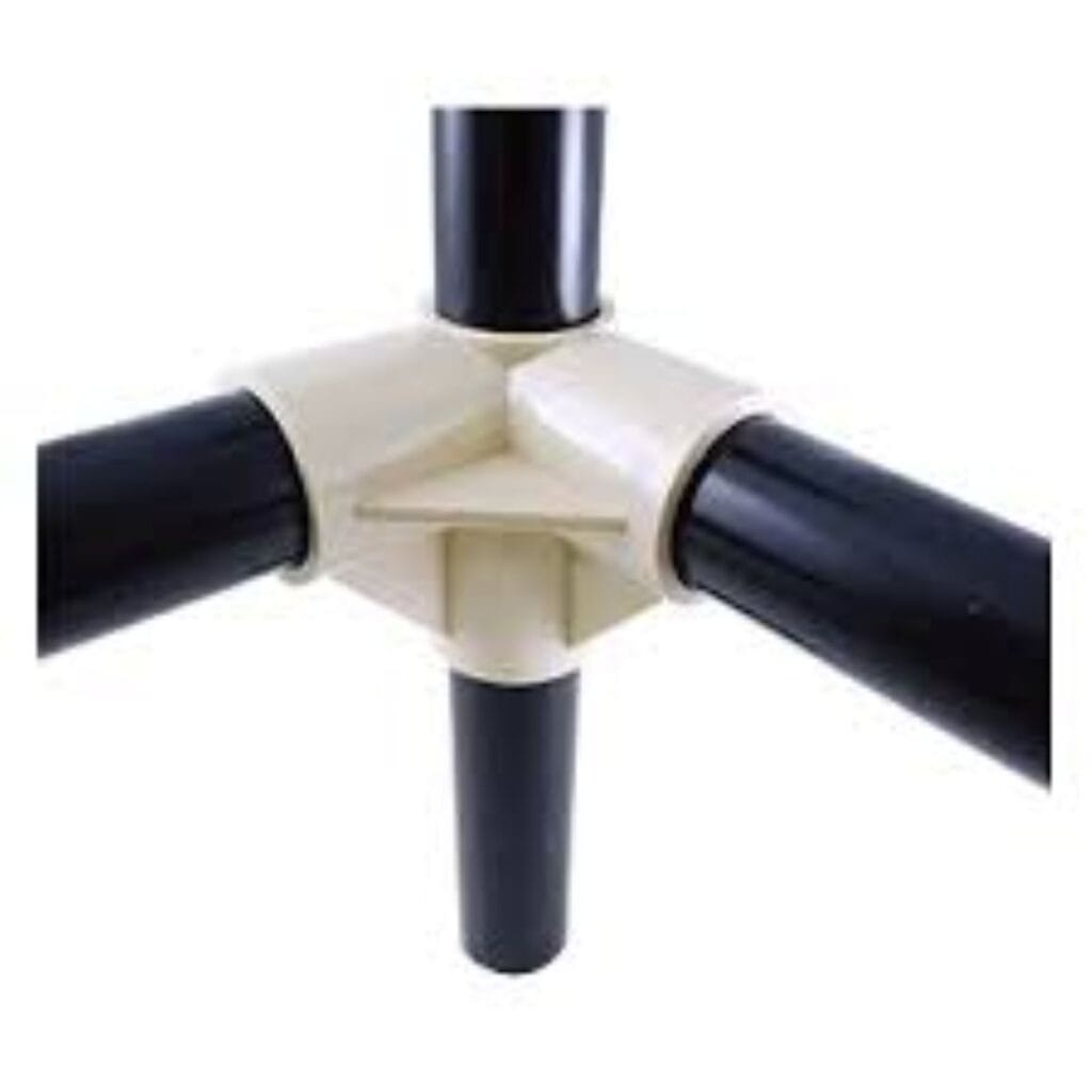 pj 104d iv plastic joint | lean pipe plastic connector for modular systems