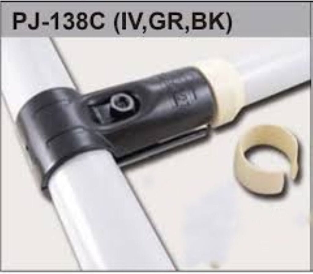 pj 138c iv plastic joint | lean pipe plastic connector for modular systems