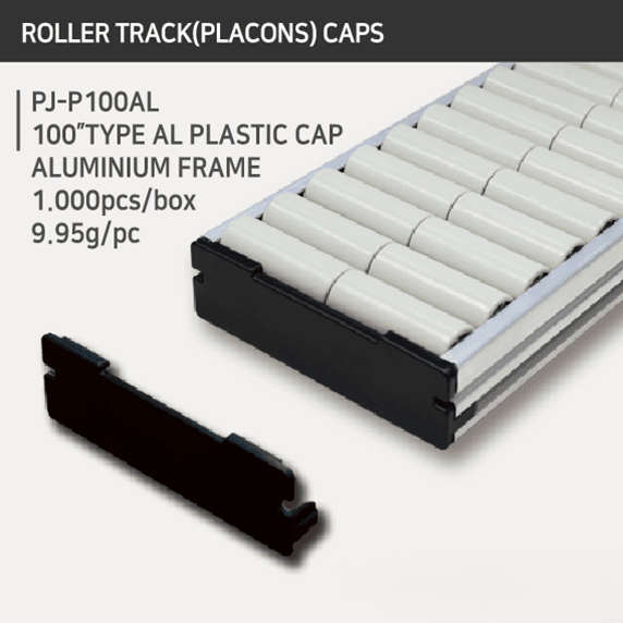 placon mount end cap p100al | lean pipe plastic end cap