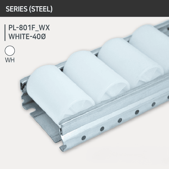 pl 801f wx placon roller | heavy duty lean pipe flow rack roller for fifo systems