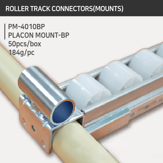 placon mount end cap 40bp | lean pipe placon plastic end cap