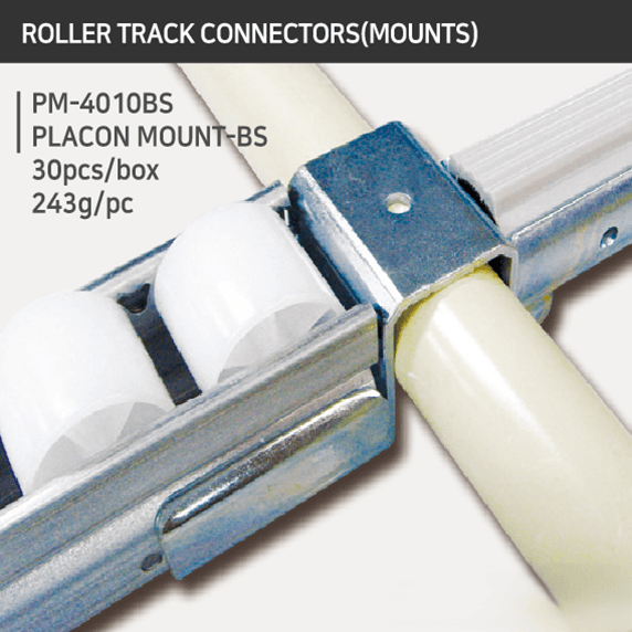 placon mount end cap 40bs | lean pipe placon plastic end cap