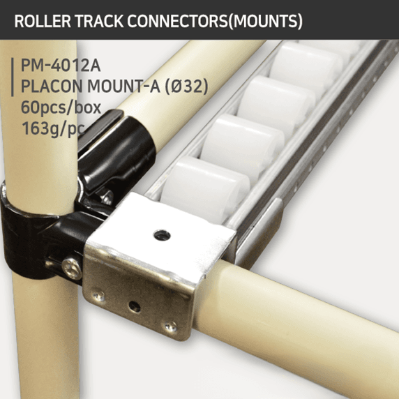 placon mount 40a (32) | lean pipe connector for workstations & racks