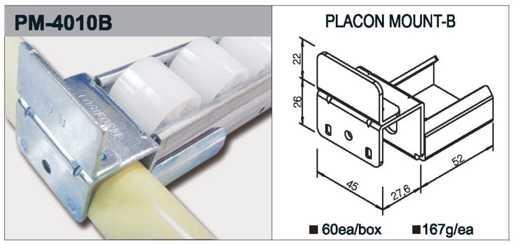 placon mount end cap 40b