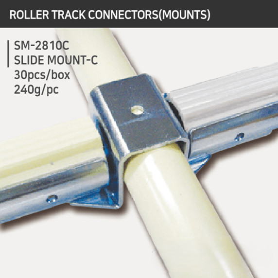 sm 2810c slide pipe mount | lean pipe connector | leantech engineering