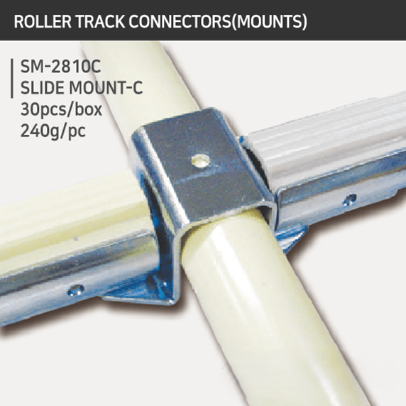 sm 2810c slide pipe mount | lean pipe connector | leantech engineering