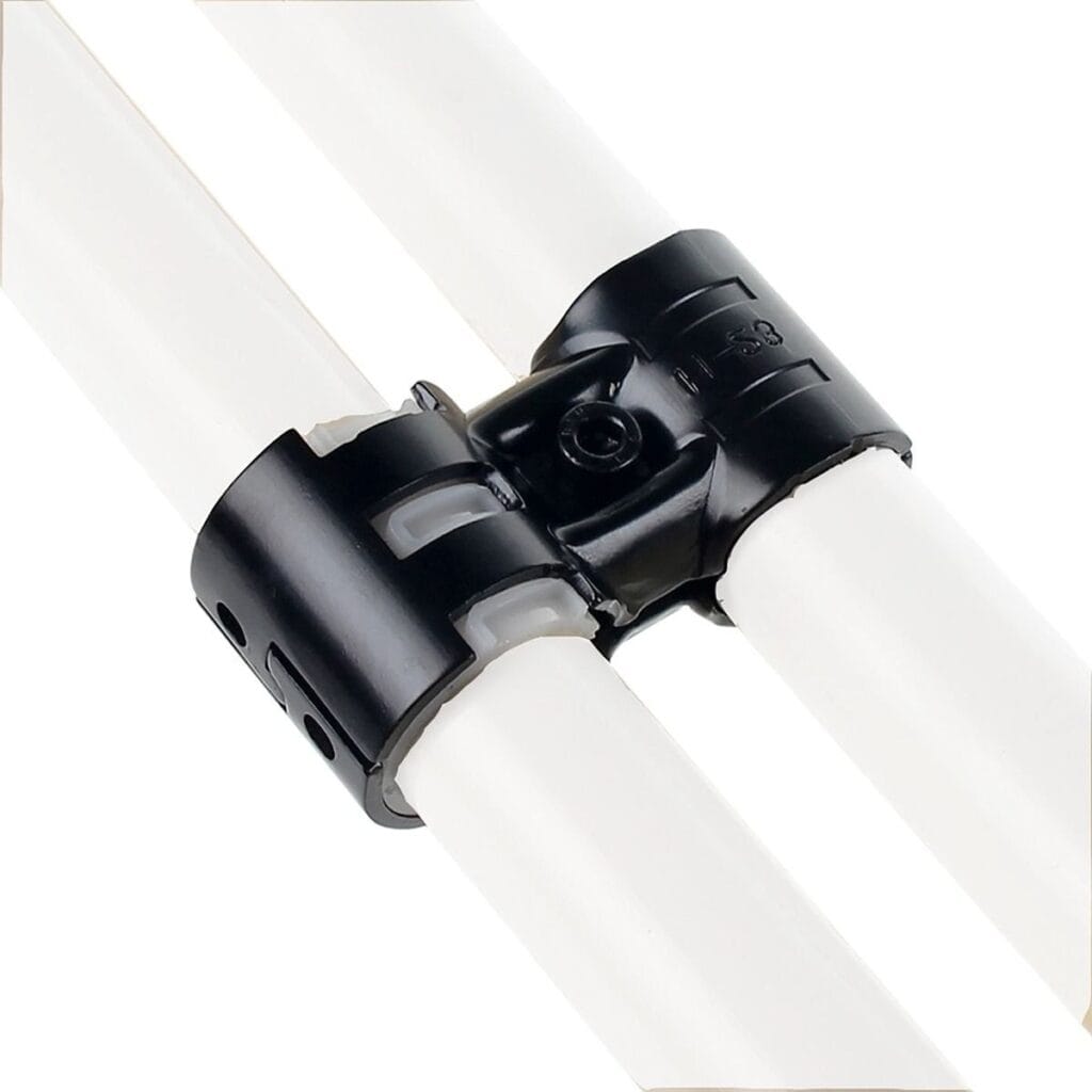 hj 11b metal joint black finish | lean pipe connector