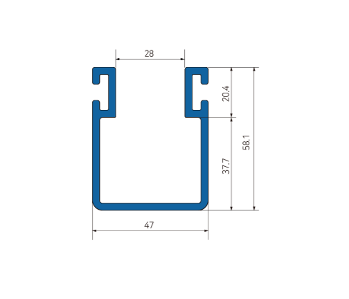Leanmart qulity industrial product PA-404D Guide Rail