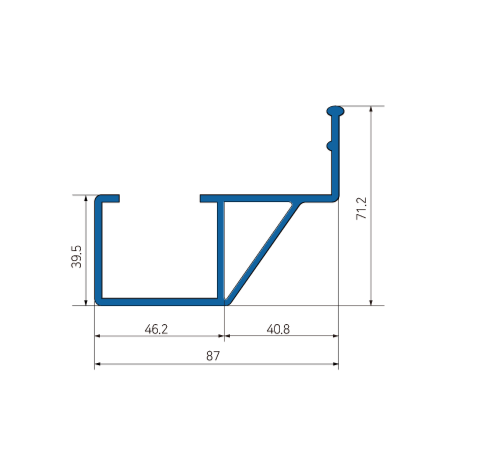 Leanmart qulity industrial product PA-412B Guide Rail