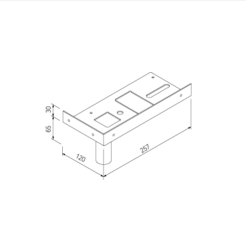 Leanmart qulity industrial product MT-5138R Mount Corner Unit